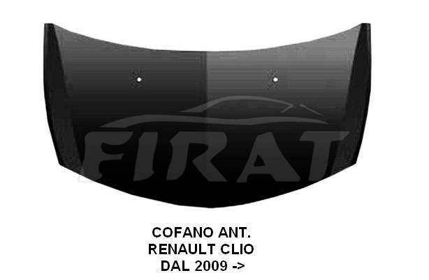 COFANO RENAULT CLIO 09 -> ANT.